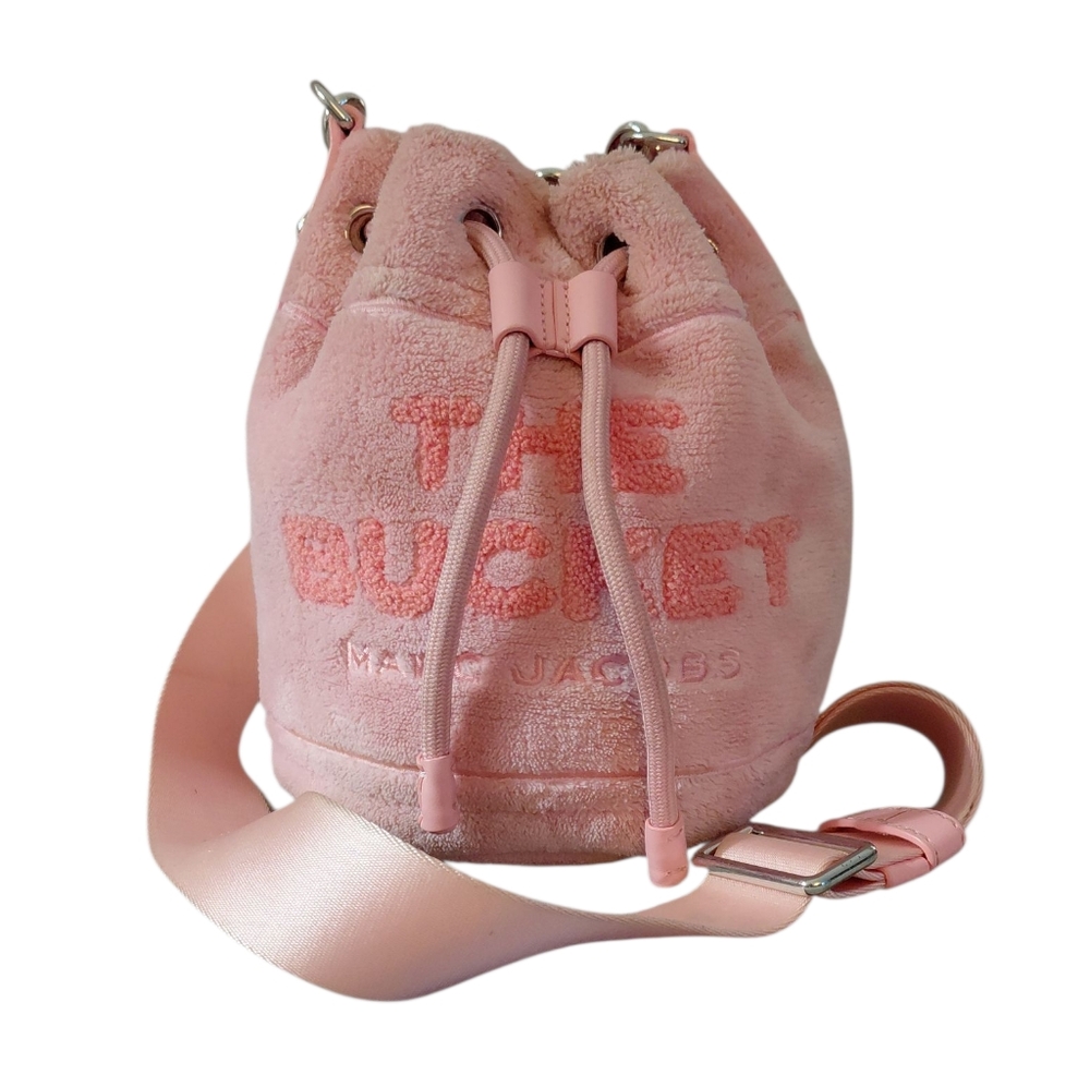 Marc Jacobs Pink Plush Bucket Shoulder Bag